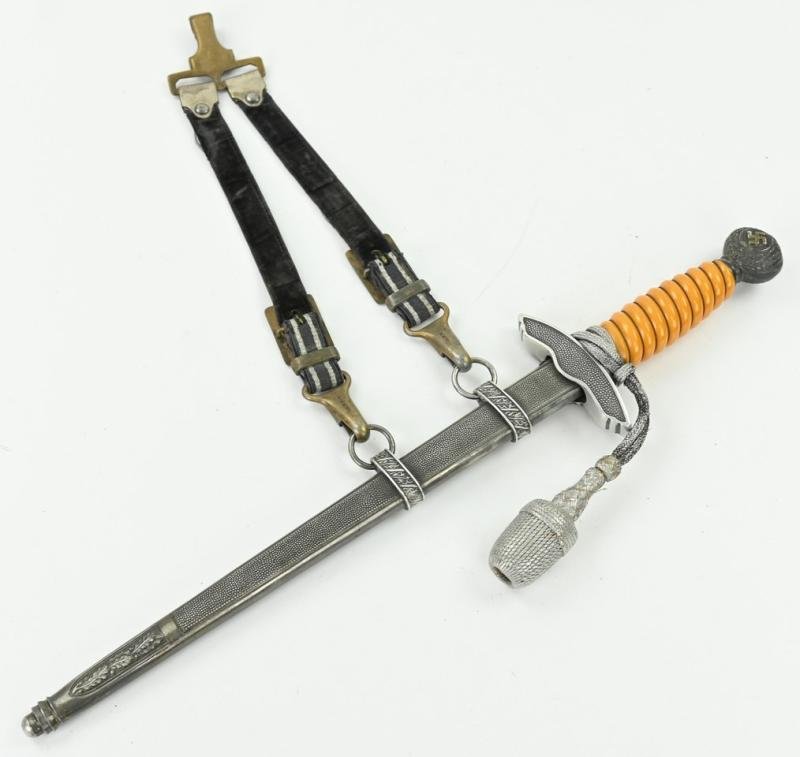 German LW Dagger and Hanger Gold plated — image 6