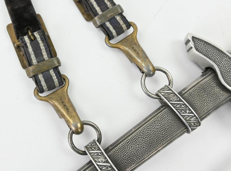 German LW Dagger and Hanger Gold plated — image 8