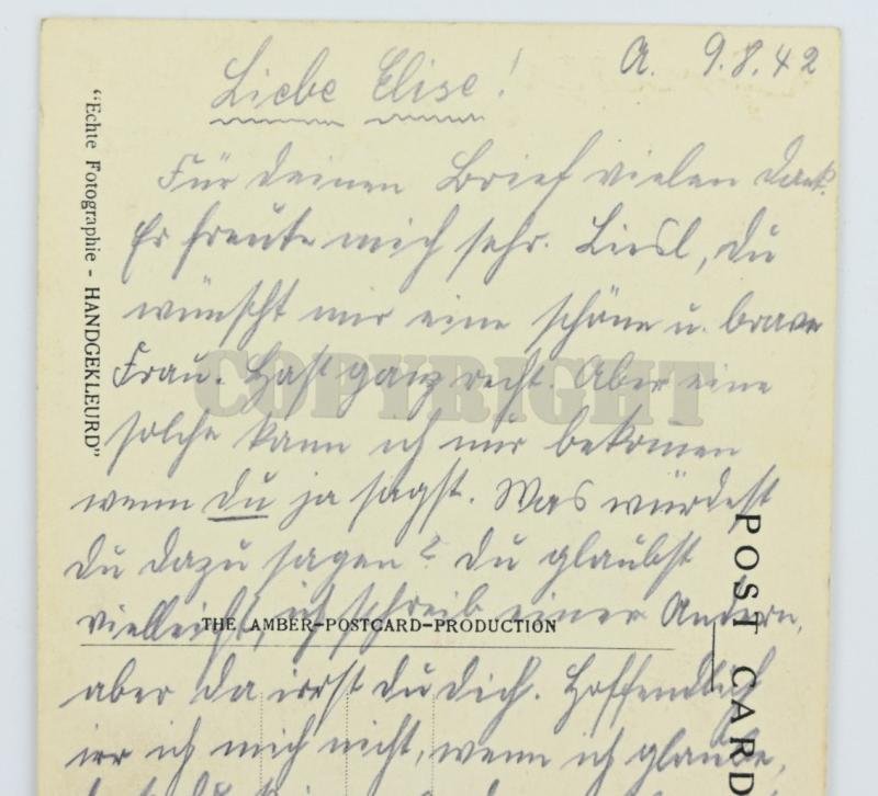 German Postcard 'Grusse aus Holland' — image 4