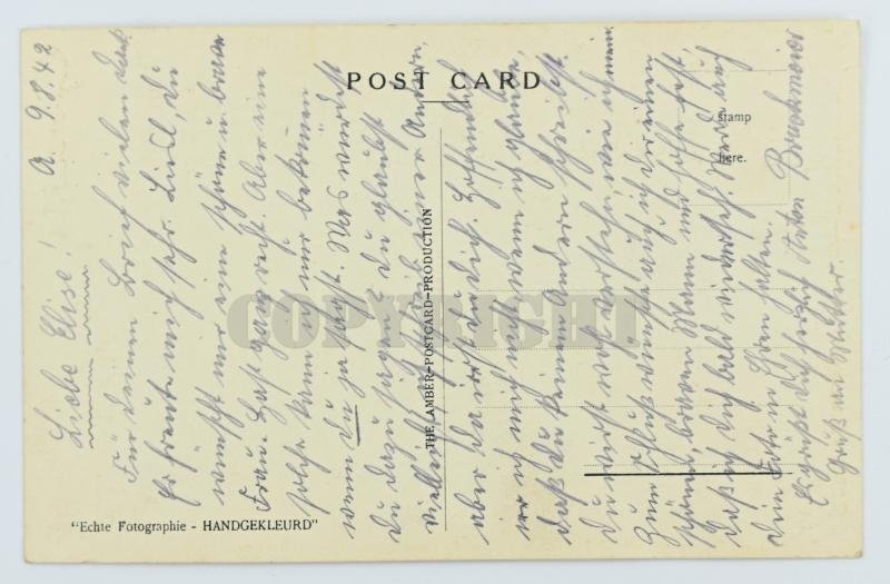 German Postcard 'Grusse aus Holland' — image 6