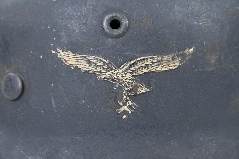 German LW M42 SD Combat Helmet — image 2