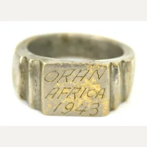 US WW2 Veteran Ring of Oran Africa 1943