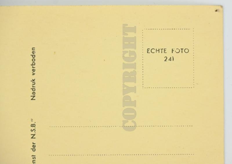 Dutch NSB Postcard 'Cornelis van Geelkerken' — image 4