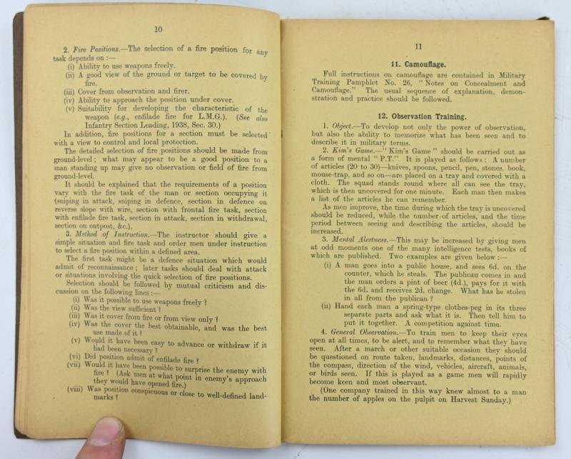 New Zealand WW2 Training Manual Fieldcraft & Elementary Tactics — image 4