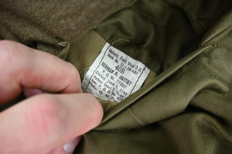 US WW2 82nd Airborne Division 325th GIR IKE Service Jacket & Garrison Cap — image 16