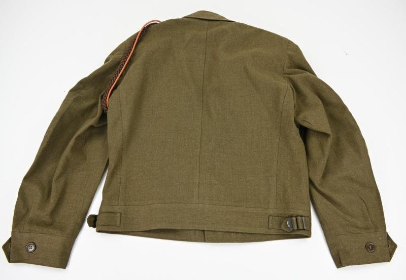 US WW2 82nd Airborne Division 325th GIR IKE Service Jacket & Garrison Cap — image 8