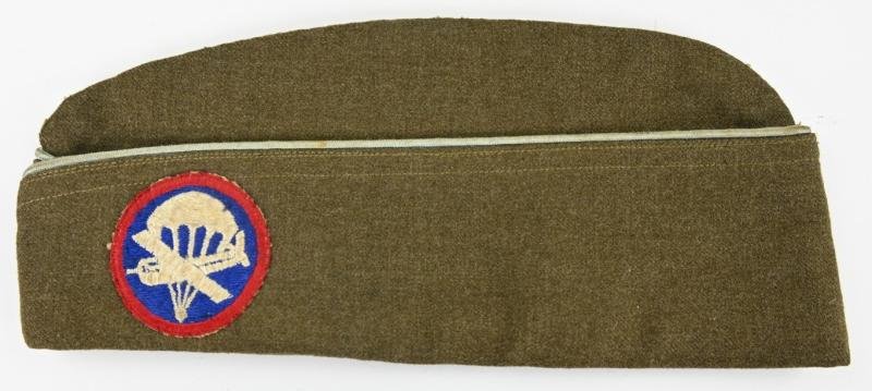 US WW2 82nd Airborne Division 325th GIR IKE Service Jacket & Garrison Cap — image 9