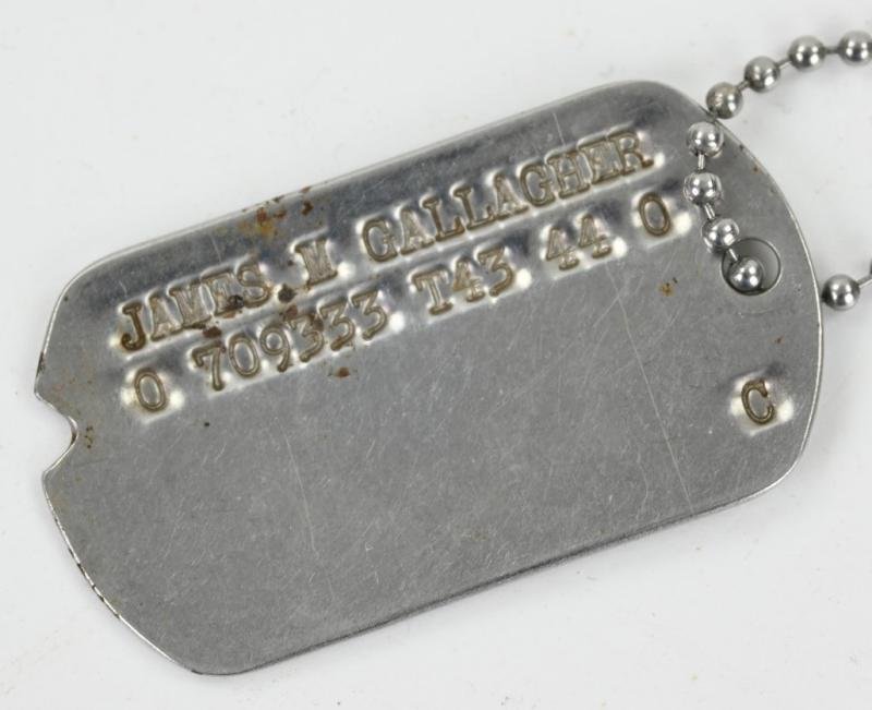 USAAF WW2 Dog-Tag Officer James M. Gallagher — image 3