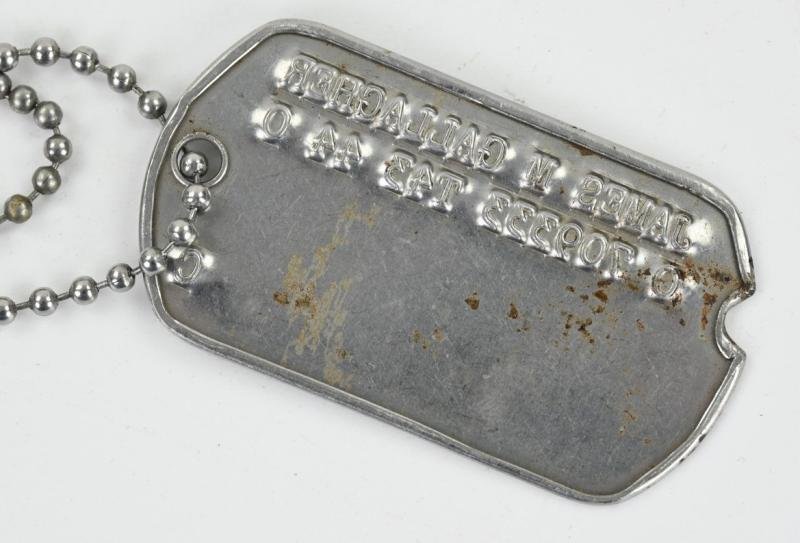 USAAF WW2 Dog-Tag Officer James M. Gallagher — image 4
