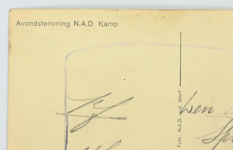 Dutch NAD Postcard 'Avondstemming' — image 3