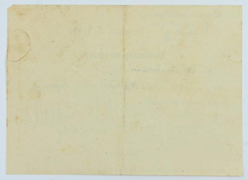 Dutch Waffen-SS Headquarters Visitors ID Card — image 5