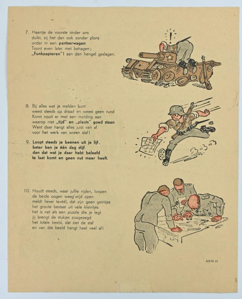 Dutch Waffen-SS Leaflet/ Flyer 'Spy-ing the Enemy' — image 4