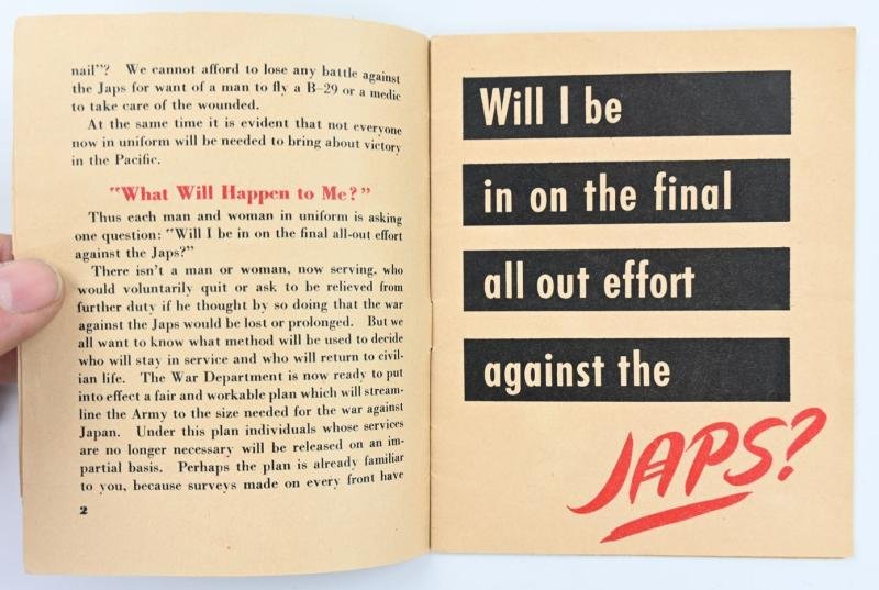 US WW2 War Departmen Pamphlet No. 21-31 'Two down and One to go' — image 3