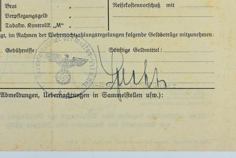 Dutch Waffen-SS Headquarters Special Travelcard — image 7