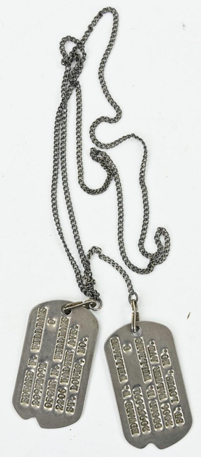 US WW2 Dog-tag Set 'Edward W. Williams' — image 4