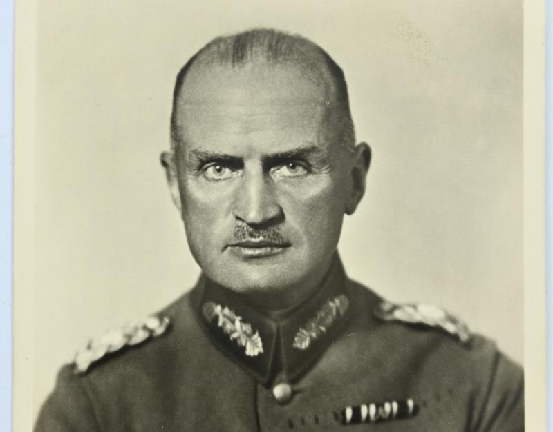 German WH Postcard 'Generaloberst Blaskowitz' — image 3