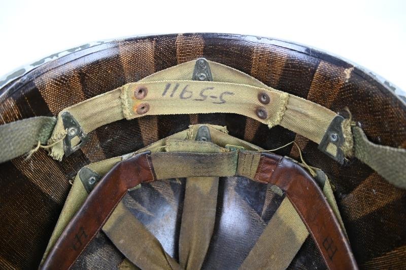 US WW2 Published 82nd Airborne Division 508th Parachute Infantry Regiment Combat Helmet — image 13