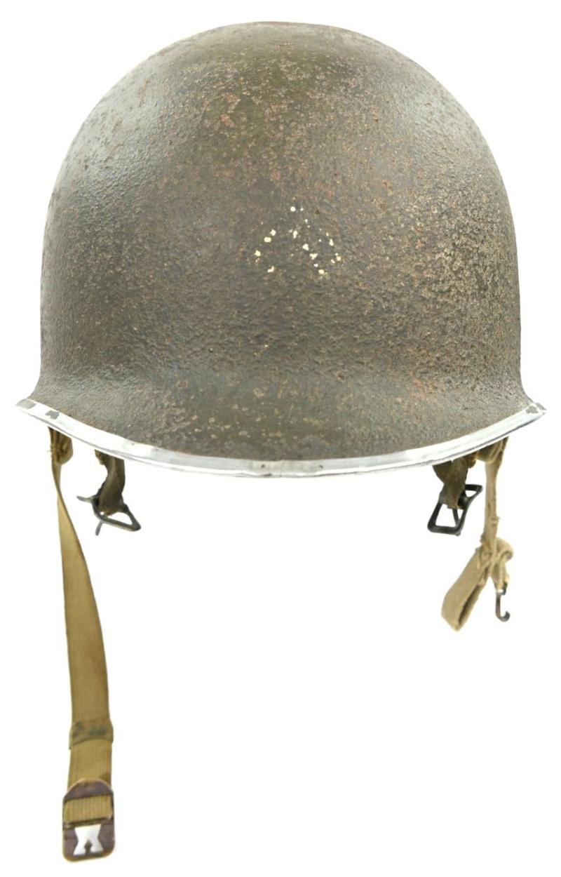 US WW2 Published 82nd Airborne Division 508th Parachute Infantry Regiment Combat Helmet — image 4