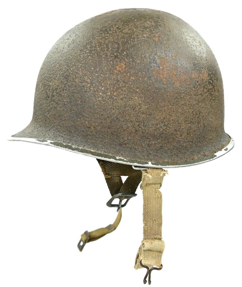 US WW2 Published 82nd Airborne Division 508th Parachute Infantry Regiment Combat Helmet — image 7