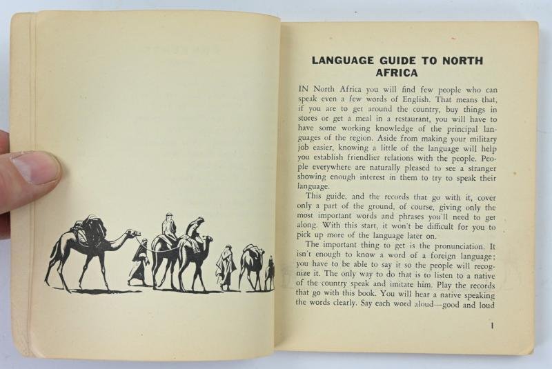 US WW2 North African Language Guide — image 3