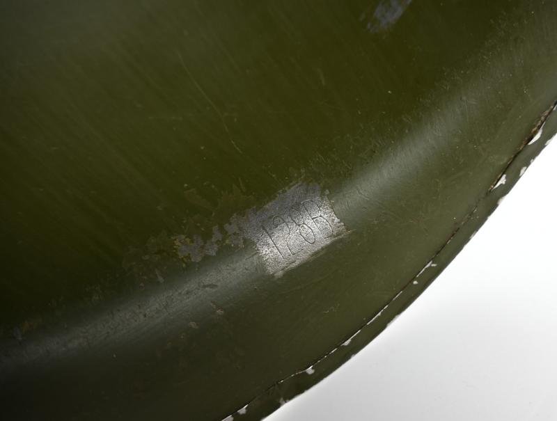 US WW2 82nd Airborne Division 504th Parachute Infantry Regiment Combat Helmet — image 12