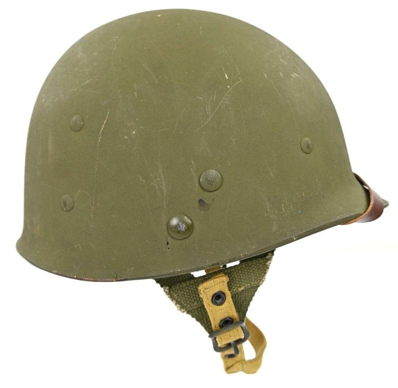 US WW2 82nd Airborne Division 504th Parachute Infantry Regiment Combat Helmet — image 17
