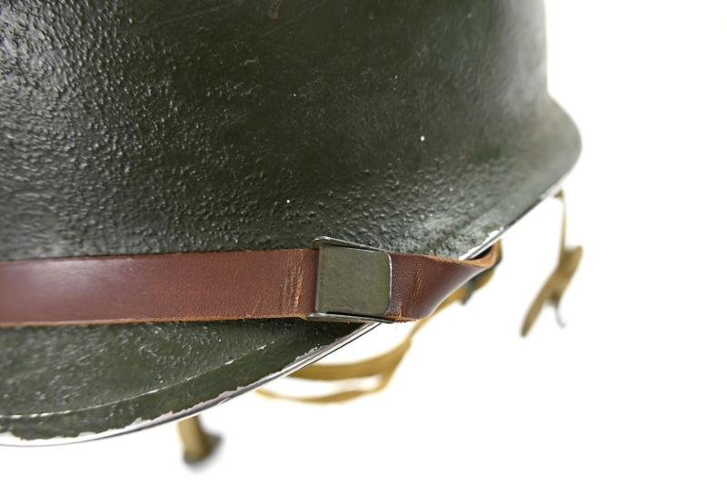 US WW2 82nd Airborne Division 504th Parachute Infantry Regiment Combat Helmet — image 5
