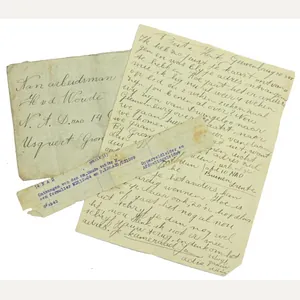 Dutch NAD Fieldpost Letter in Envelop