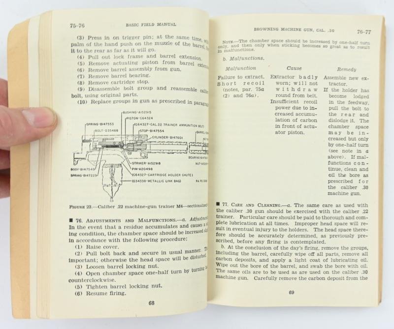 US WW2 Field Manual FM 23-45 Browning Machine Gun — image 4