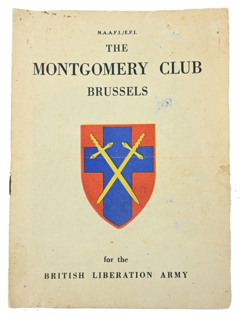 British WW2 The Montgomery Club Leaflet