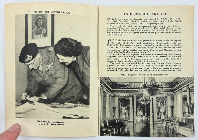 British WW2 The Montgomery Club Leaflet — image 2