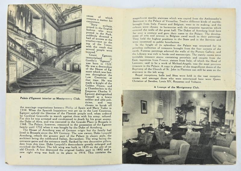 British WW2 The Montgomery Club Leaflet — image 3
