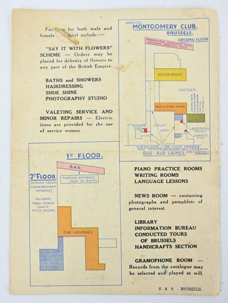 British WW2 The Montgomery Club Leaflet — image 5