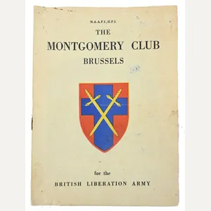 British WW2 The Montgomery Club Leaflet