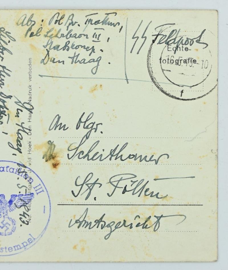 Dutch SS Feldpost 'Polizei-Lehr- bataillon III' — image 3