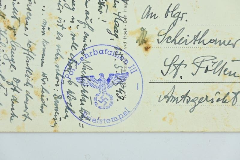 Dutch SS Feldpost 'Polizei-Lehr- bataillon III' — image 5