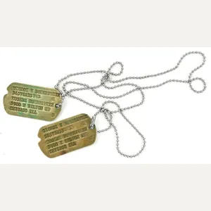 US WW2 Dog-tag set of ''George W. Duerrstein''