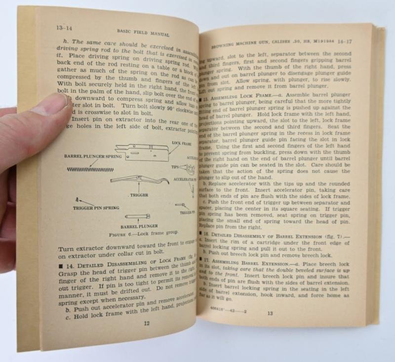 US WW2 Basic Field Manual Browning Machine Gun FM 23-50 — image 4