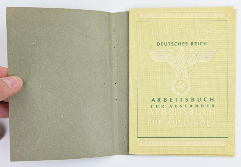 German Third Reich Foreigner (Dutch) Workers Pass — image 2