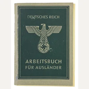 German Third Reich Foreigner (Dutch) Workers Pass