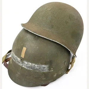 US WW2 Fixed bale Combat Helmet '1st Lieutenant'