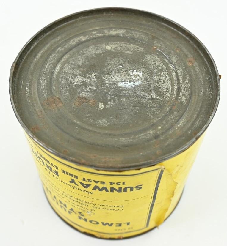 US WW2 Ration 'Lemon Juice Powder' Tin Can — image 5
