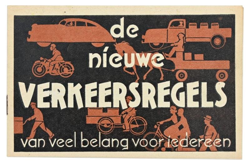Dutch WW2 Traffic Rules Booklet 'Occupated Holland'