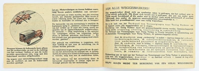 Dutch WW2 Traffic Rules Booklet 'Occupated Holland' — image 4