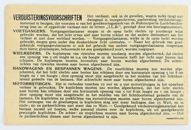 Dutch WW2 Traffic Rules Booklet 'Occupated Holland' — image 5