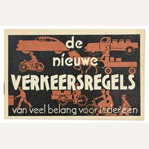 Dutch WW2 Traffic Rules Booklet 'Occupated Holland'