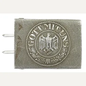 German WH Pebbled Beltbuckle