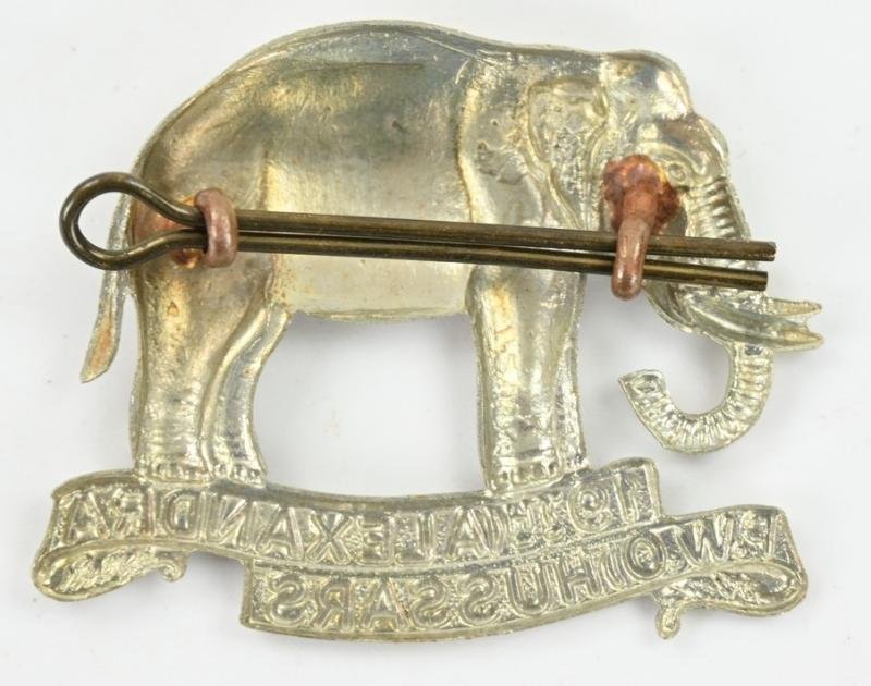 British Army pre-WW1 19th Royal Hussars (Queen Alexandra's Own) Cap Badge — image 3