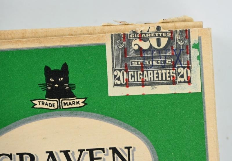 British WW2 Craven Plain Cigarets in Box — image 2