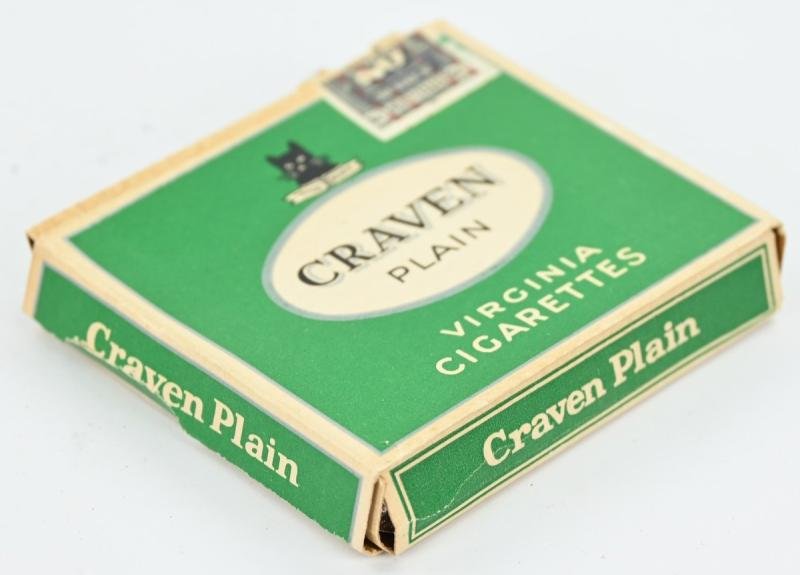 British WW2 Craven Plain Cigarets in Box — image 3
